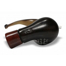 Cachimbo Bertoldi Anel Madeira Preto Permanente Peça Única